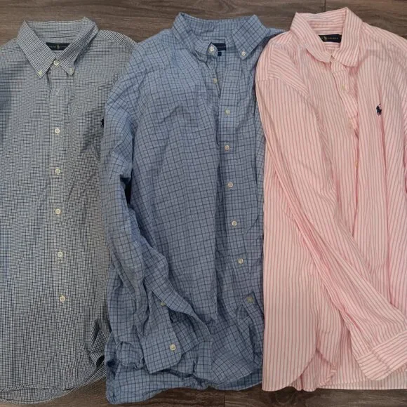 4 Ralph Lauren button up shirts bundle / Mens - Picture 5 of 10